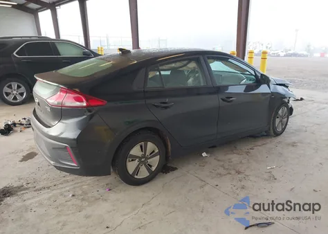 2020 Hyundai Ioniq Hybrid Blue from USA, damaged, VIN KMHC65LC2LU228816